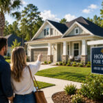 Couple touring a home for sale in High Springs before deciding what questions to ask.