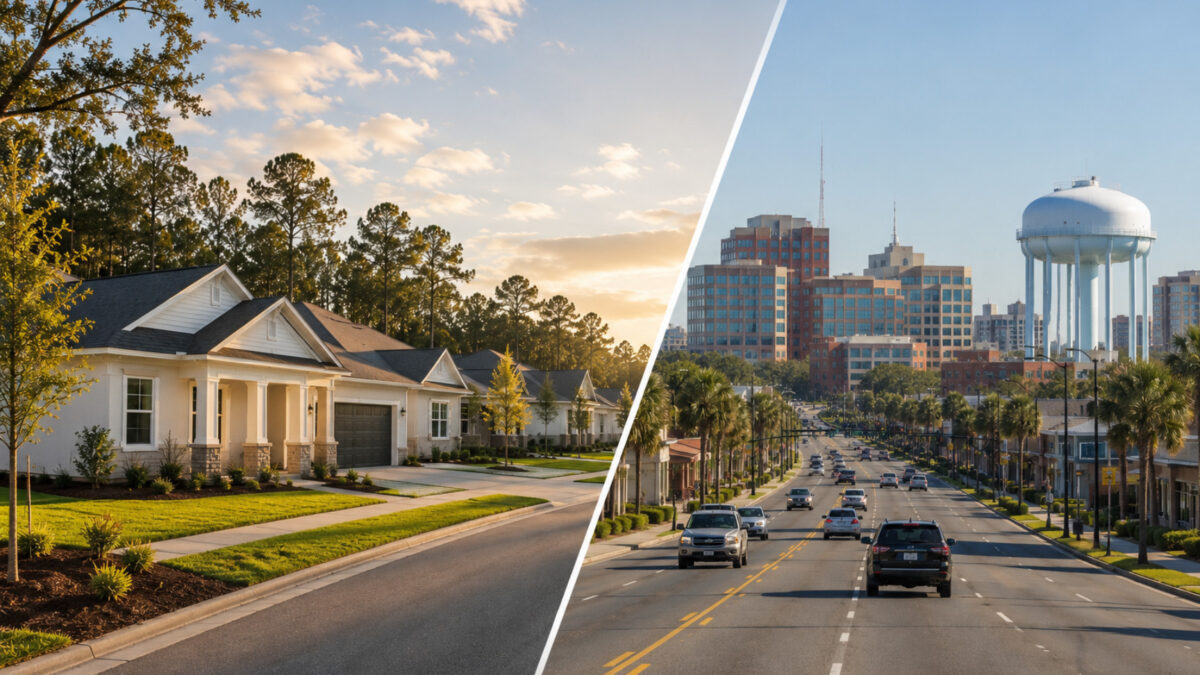 Beautiful new homes in High Springs with lush landscaping and modern design.