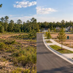 Residential development opportunities comparing raw land with engineered lots ready for home construction.